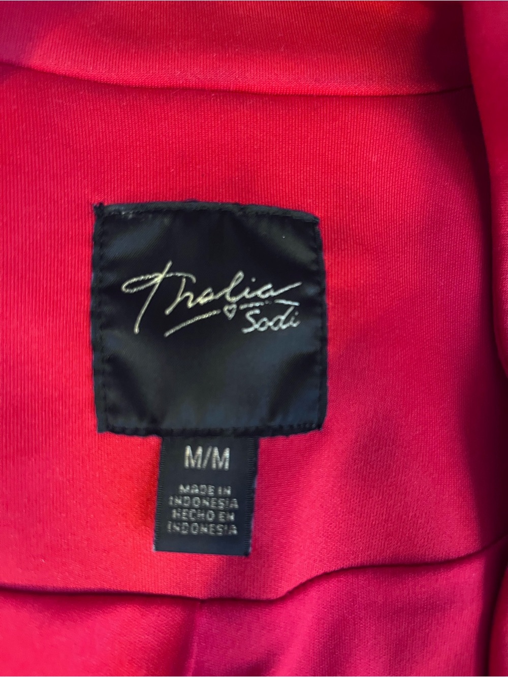 Thalia Sodi Vibrant Red Open-Front Blazer - Picture 7 of 7